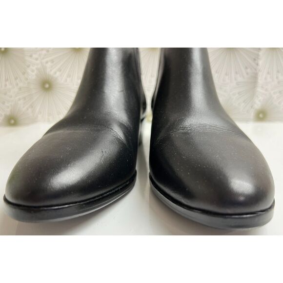 Michael Michael Kors black leather Shaw booties. Size 7.5. - Picture 2 of 8